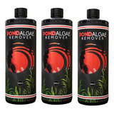 Kit 3x Ocean Tech Pond Algae Remover 500ml Algicida P Lago