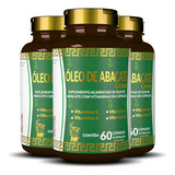 Kit 3x Óleo De Abacate 1000mg Macrophytus 60 Caps Cada 