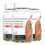 Kit 3x Óleo De Semente De Abóbora 1000mg 60 Cáps Natulha