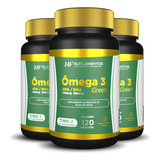 Kit 3x Omega 3 1000mg 120cps Total 360 Caps