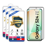 Kit 3x Película De Vidro 3d Para Galaxy S24 Fe Full Cover