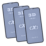 Kit 3x Películas De Vidro 3d Privacidade Para iPhone XR 11
