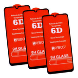 Kit 3x Películas Vidro 3d 5d Para Redmi Note 7 Note 7 Pro