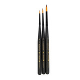 Kit 3x Pincel Keramik Mini Brush 313 Redondo N 0 2 4 