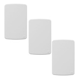 Kit 3x Placa 4x2 S Suporte Cega Branco Compose Weg