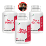Kit 3x Seca Barriga 500mg 60 Cápsulas Emagrecedor Natural
