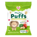 Kit 3x Snack Infantil Puffs Brócolis E Maçã Nhami Mami 15g