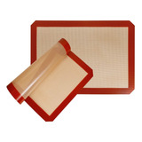 Kit 3x Tapetes Silicone Antiaderente Culinário Cozinha 40x30