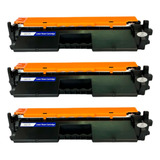 Kit 3x Toner Compatível P Hp Cf217a 217a 17a M130 M102 Novo
