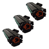 Kit 3x Toner Compatível P Samsung Mlt d101s D101 101 Ml2165