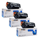 Kit 3x Toner Compativel