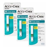 Kit 3x50 Accu chek Active 150 Tiras Reagentes Promoção