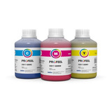 Kit 3x500ml Tinta Corante Inktec Profeel E0017 Coloridas