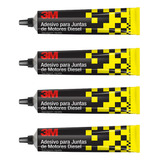 Kit 4 Adesivos Cola Junta De Motor Diesel 3m 73g