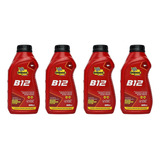 Kit 4 Aditivo B12 Plus Para Motor Lubrificante Bardahl 500ml