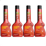 Kit 4 Aditivo Bardahl Clean Gas Combustível Gasolina 200ml
