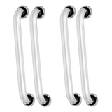 Kit 4 Alças Barra De Apoio Corrimão Parede Banheiro 50cm