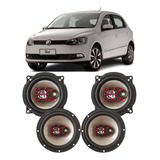 Kit 4 Alto Falante Gol G5 G6 Dianteira Traseira 6 5 200w