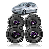 Kit 4 Alto Falante Pioneer Porta Citroen Picasso Todos Model