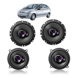Kit 4 Alto Falante Pioneer Porta Citroen Picasso Todos Model