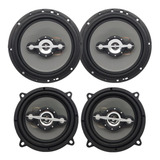 Kit 4 Alto Falante Portas 5 6 Polegadas 280w Rms Le Son