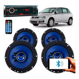 Kit 4 Alto Falante Stilo 2003 A 2010 Hurricane Radio Etech