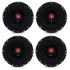 Kit 4 Alto Falante Triaxial Bbr 6' Bomber 200w Rms, Up, Fox 