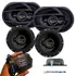 Kit 4 Alto Falantes Hurricane 6 6x9 Modulo Taramps Tl 500 Kit Pratico Aurum Som Automotivo