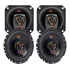 Kit 4 Alto Falantes Jbl 4trms80 + 6trms80 Selenium Cor Preto