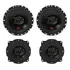Kit 4 Alto Falantes Jbl 6trfx55 E 5trfx55 Triaxial 220w 4ohm Cor Preto