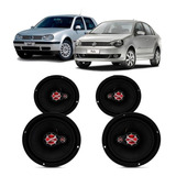 Kit 4 Alto Falantes Polo 2003 2004 2005 240w Rms Kf 013