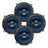 Kit 4 Alto Falantes Tsr Orion 220wrms 5 Pol. Renault Clio