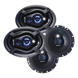 Kit 4 Alto Falantes We Market Portas 6 6x9 Tampão 230 Wrms Cor 230w