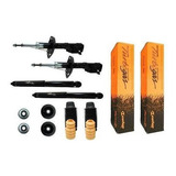 Kit 4 Amortecedor Honda City 2010 Kit Batente Axios Cofap