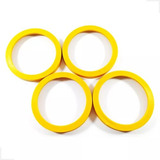 Kit 4 Aneis Centralizador De Roda Esportiva Fiat 71 9mm