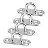 Kit 4 Anel De Base Gancho Parede Teto Aço Inox 40kg Barco
