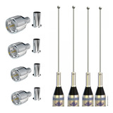 Kit 4 Antena 1 4 Vhf Ars Base Vareta Mv00bc 4 Conctor Brinde
