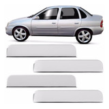 Kit 4 Aplique Maçaneta Cromado Corsa Astra Vectra Omega