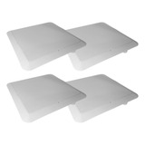 Kit 4 Arandelas 6 Polegadas Som Ambiente Teto Para Falante