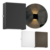 Kit 4 Arandelas Mini Slim 2 Focos Parede Muro Mf143