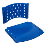 Kit 4 Assento E Encosto Para Cadeira Iso Longarina