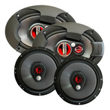 Kit 4 Auto Alto Falantes Combo Fácil Bomber 6x9 6 Pol 240w