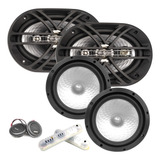 Kit 4 Auto Falantes