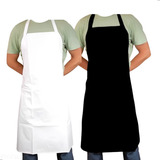Kit 4 Babador Avental Impermeável Lavagem Pet Shop Cozinha Cor Preto