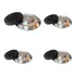 Kit 4 Bacias   4 Tampas Chef Fogão Electrolux 52lbu 1gd 3pq