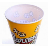 Kit 4 Balde Recipiente Medio Para Pipoca Pote Popcorn