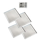 Kit 4 Bandejas assadeiras 35x35 Perfuradas P minicov Prática