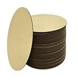 Kit 4 Base Para Sousplat Suplat MDF 33cm Redondo Madeira