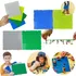 Kit 4 Bases Blocos Montagem Verde, Azul, Cinza Leg