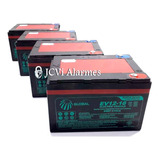 Kit 4 Bateria 48v 14a Bicicleta Elétrica Motorizada 48v 350w
